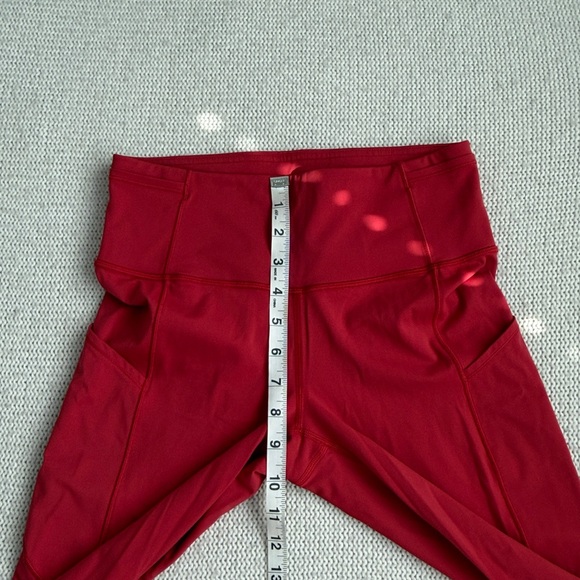 Lululemon Capri Leggings Red Size 6 - Picture 4 of 6